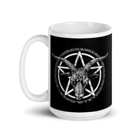 Baphomet White glossy mug