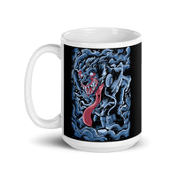 Wallstreet Wolf White glossy mug