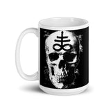 Occult Skull White glossy mug