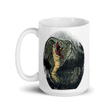 Cobra White glossy mug