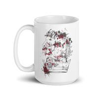 Dead Horse White glossy mug