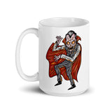 Dracula White glossy mug