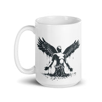 Fallen Angel White glossy mug