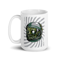 Space Ogre White glossy mug