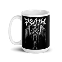 Death Angel White glossy mug