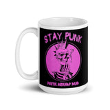 Stay Punk (You're Already Dead) White glossy mug