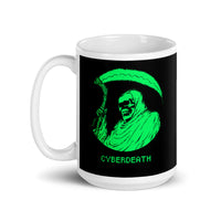 Cyberdeath White glossy mug