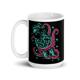 Astro Squid White glossy mug