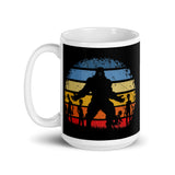 Cryptid Sun White glossy mug