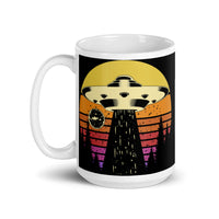 UFO White glossy mug