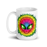 Colorful Alien White glossy mug