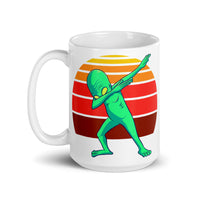 Alien Dab 2 White glossy mug