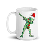 Alien Dab 5 White glossy mug