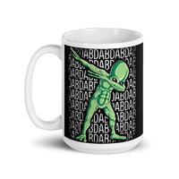 Alien Dab 7 White glossy mug