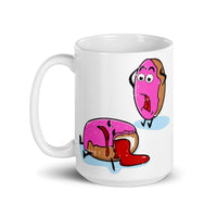 Dead Donut White glossy mug