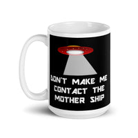 Mother Ship White glossy mug