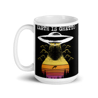 Earth is Ghetto 3 White glossy mug