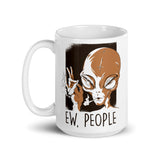 Ew, People 5 White glossy mug