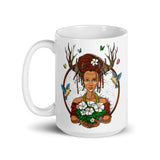 Gaea White glossy mug