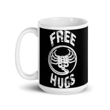 Free Hugs White glossy mug