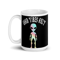 Good Vibes Only White glossy mug