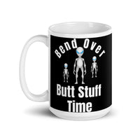 Butt Stuff Time White glossy mug