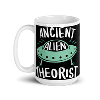 Ancient Alien Theorist White glossy mug