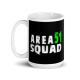 Area 51 Squad White glossy mug