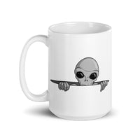 Alien Portal White glossy mug