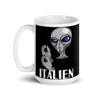 Italien White glossy mug