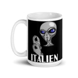 Italien White glossy mug