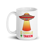 Taken 2 White glossy mug