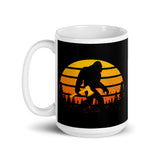 Bigfoot Axe White glossy mug