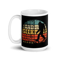 Hide and Seek World Champion White glossy mug