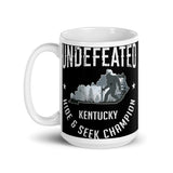 Kentucky Bigfoot White glossy mug