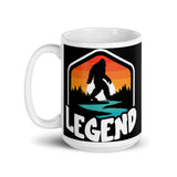 Bigfoot Legend White glossy mug