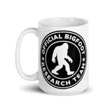 Official Bigfoot Research Team White glossy mug