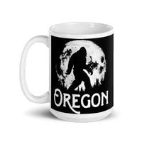 Bigfoot Oregon White glossy mug