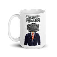 Propaganda Media White glossy mug