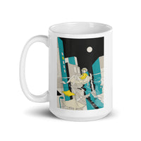 Retro Anime 2 White glossy mug