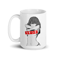 Lewd Anime White glossy mug