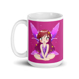 Anime Fairy White glossy mug