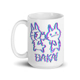 Baka! White glossy mug