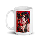 Waifu Girl White glossy mug