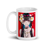 Waifu Girl 2 White glossy mug