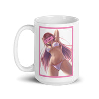 Sexy Waifu White glossy mug