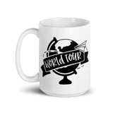 World Tour White glossy mug