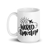 World Traveler 2 White glossy mug