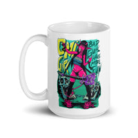 Oni Girl White glossy mug