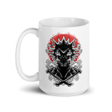 Monster Punk Rocker White glossy mug